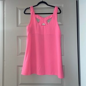 SABO SKIRT bright pink mini dress cutouts size medium